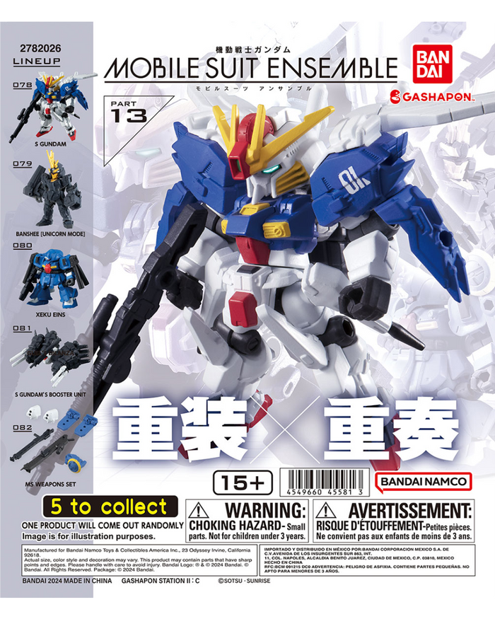 Gundam mobile suit ensemble 13 gachapon full set lineup capsule figures Japan collectible series