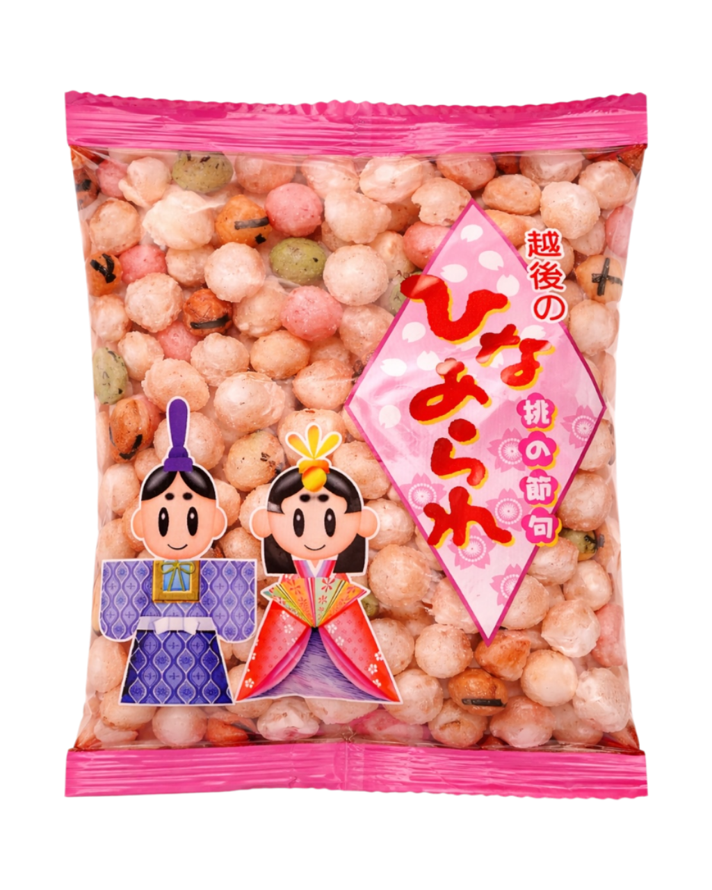Echigo arare rice crackers Japan Hinamatsuri themed snack mixed rice crackers bag