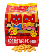 Japanese Tohato caramel corn Hinamatsuri festival snack sweet puff corn packaging