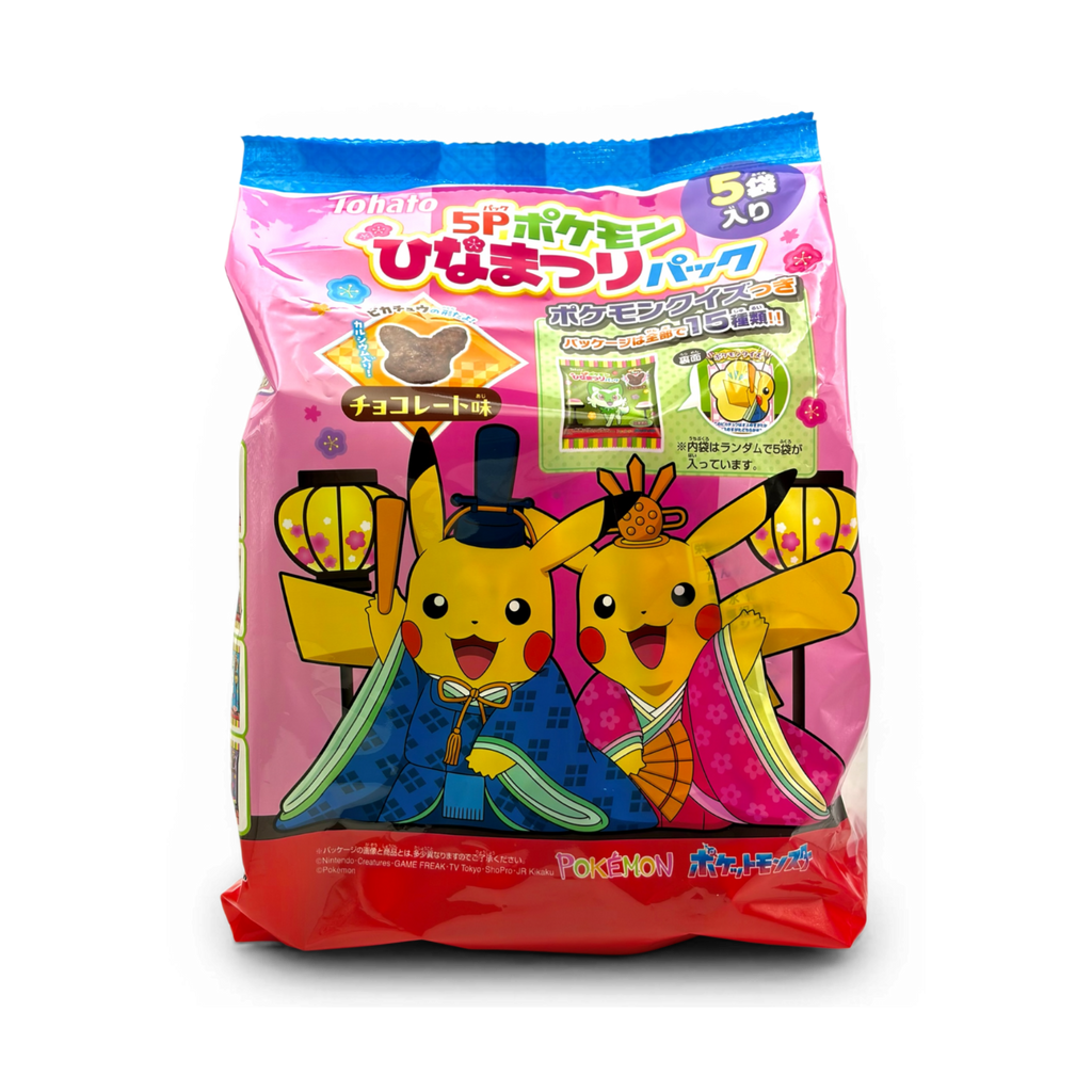 Japanese Pokémon chocolate puff snacks Pikachu packaging crispy chocolate cereal snack